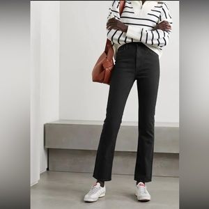 Mother Superior High Waisted Rider Skimp Jeans.  Black.  Size 28